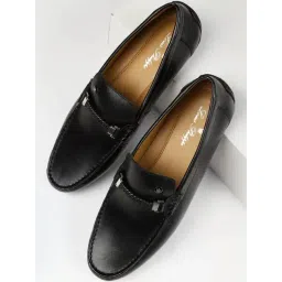 Louis Philippe Men's Black Casual Loafers-picture-23