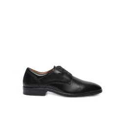 Louis Philippe Men's Black Derby Shoes-picture-26