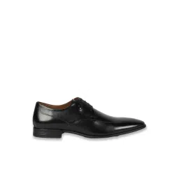 Louis Philippe Men's Black Derby Shoes image 1