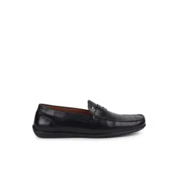 Louis Philippe Men's Black Loafers-picture-27