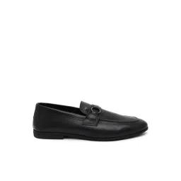 Louis Philippe Men's Black Loafers-picture-26