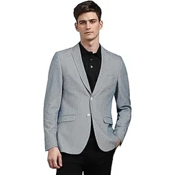 louis philippe Men's Blazer (LYBZCSSBY89576_Grey-picture-47