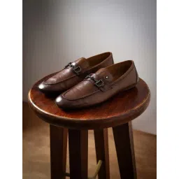 Louis Philippe Men's Brown Casual Loafers-picture-13