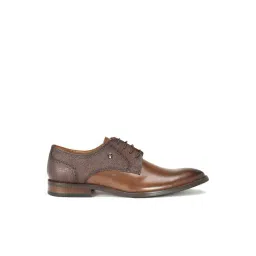 Louis Philippe Men's Brown Derby Shoes-picture-10