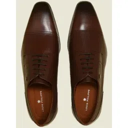 Louis Philippe Men's Brown Derby Shoes-picture-44