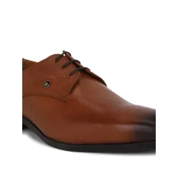 Louis Philippe Men's Brown Derby Shoes image 4