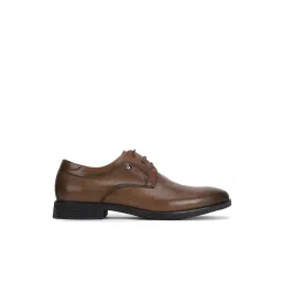 Louis Philippe Men's Brown Derby Shoes image 2