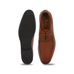 Louis Philippe Men's Brown Derby Shoes image 3