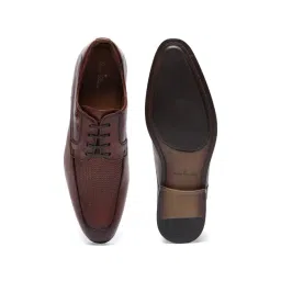 Louis Philippe Men's Brown Derby Shoes image 3