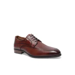 Louis Philippe Men's Brown Derby Shoes image 2
