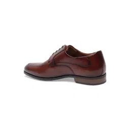 Louis Philippe Men's Brown Derby Shoes image 4