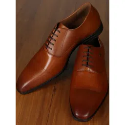 Louis Philippe Men's Brown Oxford Shoes-picture-24