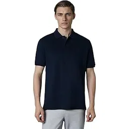 louis philippe Men's Cotton Regular Fit Solid with Softer Finish Better Lusture & Durable T-Shirt-picture-33