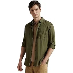 louis philippe Men's Cotton Slim Fit Shirt-picture-19