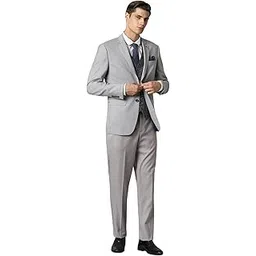 louis philippe Men's Polyester Blend Three Piece Suit-Dress Set-picture-37