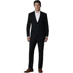 louis philippe Men's Polyester Blend Two Piece Suit-Dress Set-picture-24