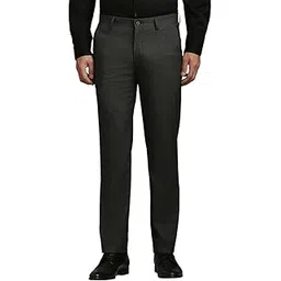 louis philippe Men's Slim Fit Mid Rise Pants-picture-42