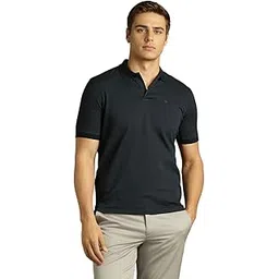 louis philippe Men's Solid Regular Fit T-Shirt-picture-54