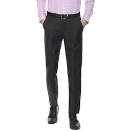 louis philippe Men's Straight Formal Trousers-picture-38