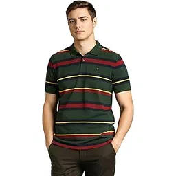 louis philippe Men's Striped Slim Fit T-Shirt-picture-49