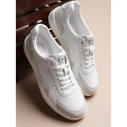 Louis Philippe Men's White Sneakers-picture-15