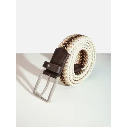 Louis Philippe Multicolor Leather Waist Belt For Men-picture-24