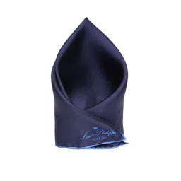 Louis Philippe Navy blue Silk Pocket Square-picture-13