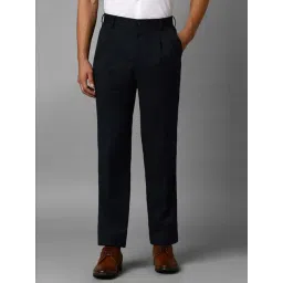 Louis Philippe Navy Regular Fit Trousers-picture-19