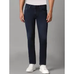Louis Philippe Navy Slim Fit Jeans-picture-10