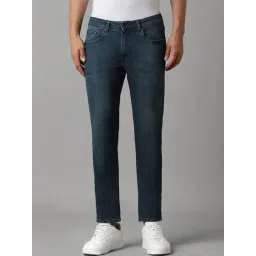 Louis Philippe Navy Slim Fit Jeans-picture-14