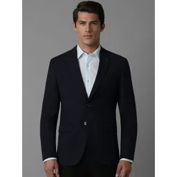 Louis Philippe Notched Lapel Collar Single Breasted Slim Fit Formal Blazer-picture-10