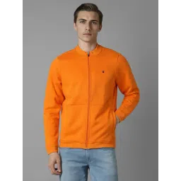 Louis Philippe Orange Cotton Regular Fit Sweatshirt-picture-45