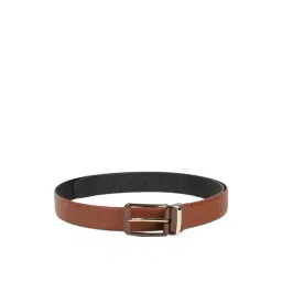 louis philippe Peter England Red Canvas Solid Waist Belt for Men-picture-32