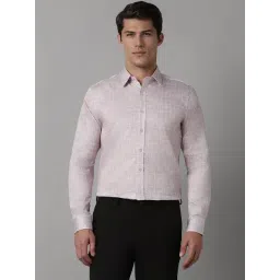 Louis Philippe Pink Cotton Slim Fit Printed Shirt-picture-33