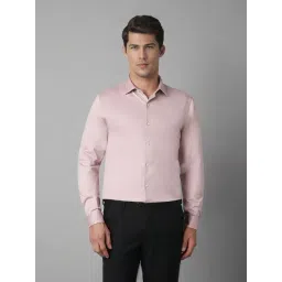 Louis Philippe Pink Cotton Slim Fit Shirt-picture-27