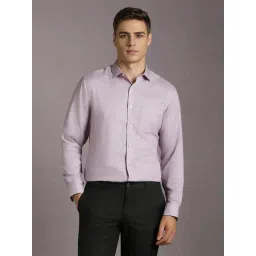 Louis Philippe Purple Cotton Regular Fit Shirt-picture-35