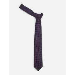 Louis Philippe Purple Embroidered Tie-picture-29