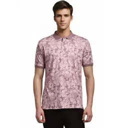 Louis Philippe purple Floral T-shirts-picture-11