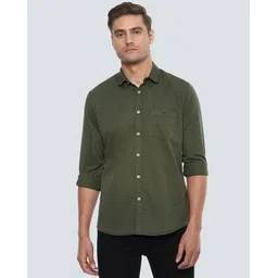 louis philippe Slim Fit Shirt with Patch Pocket-picture-47