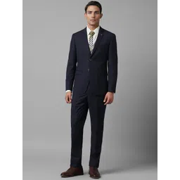 Louis Philippe Slim-Fit Single-Breasted Three-Piece Formal Suit image 1