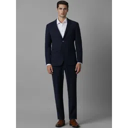 Louis Philippe Slim Fit Single-Breasted Two-Piece Formal Suit-picture-23