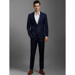 Louis Philippe Slim-Fit Single-Breasted Two-Piece Formal Suit-picture-18