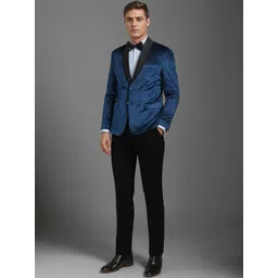 Louis Philippe Slim Fit Single-Breasted Two Piece Formal Suit image 4