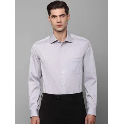 Louis Philippe Spread Collar Long Sleeves Cotton Regular Fit Formal Shirt-picture-12