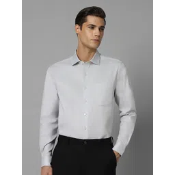 Louis Philippe Striped Self Design Cotton Slim Fit Opaque Formal Shirt-picture-29