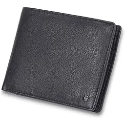 louis philippe Wallet for Men Slim & Sleek with Additional ID Card Slot Genuine Leather Purse (Black)-picture-15