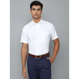 Louis Philippe White Cotton Regular Fit Shirt-picture-40