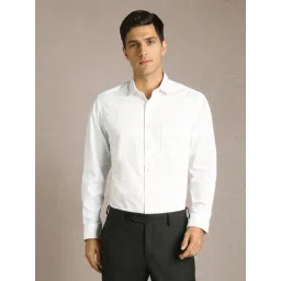 Louis Philippe White Regular Fit Shirt-picture-18