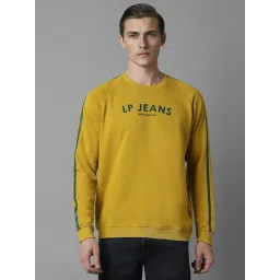 Louis Philippe Yellow Cotton Regular Fit Printed Sweatshirt-picture-41