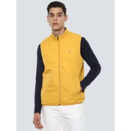 Louis Philippe Yellow Regular Fit Jacket-picture-18